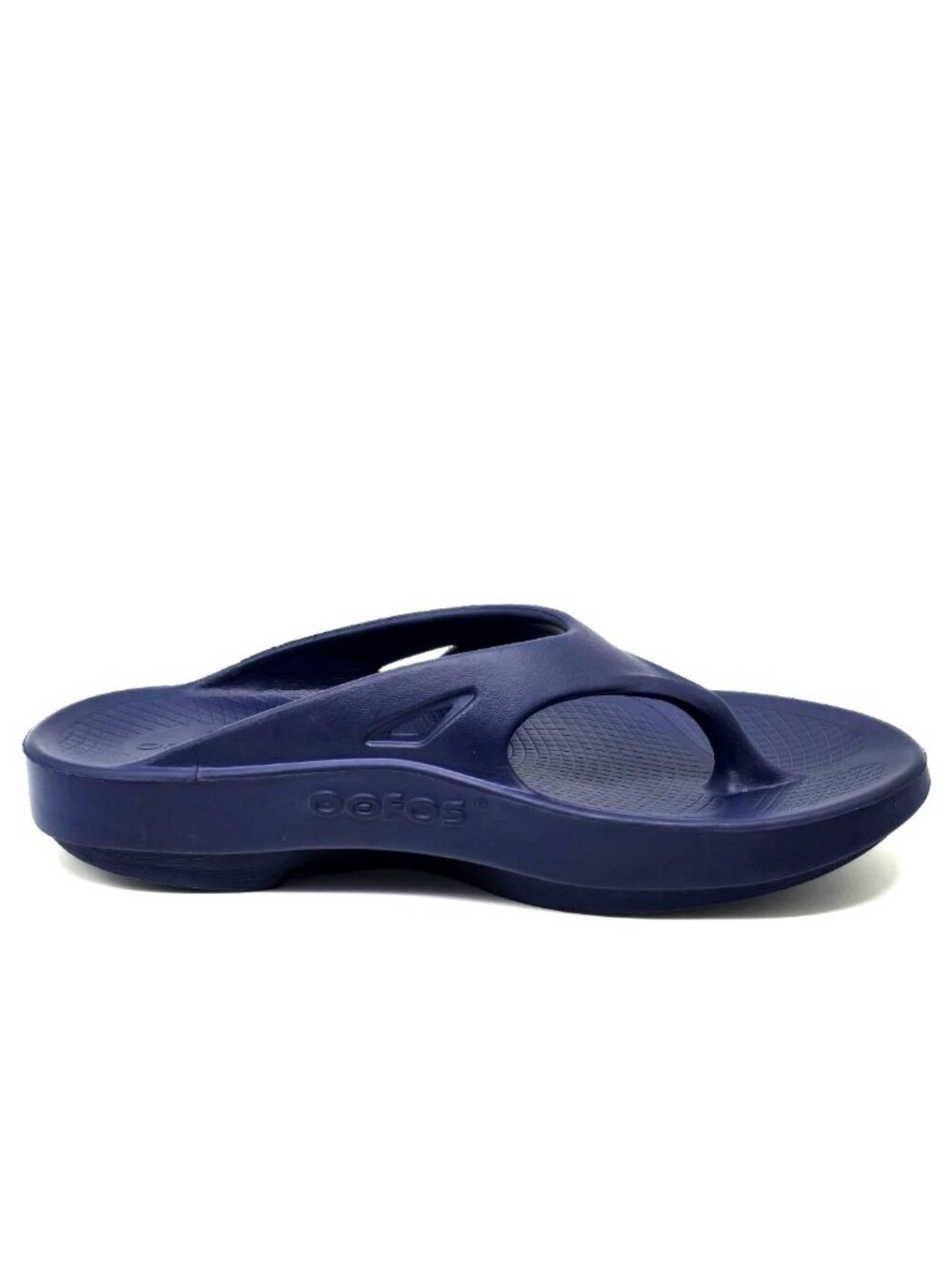 OOFOS Original Recovery Blue Flip Flop Thong Sandals Shoes Men's 6 Women's 8 - Picture 6 of 12